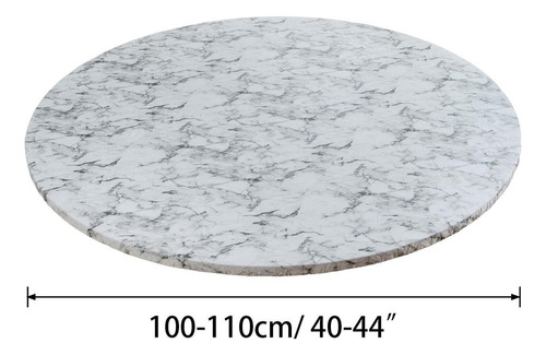 W Mantel De Vinilo Redondo Mantel De 100 A 110cm 100 A 110cm