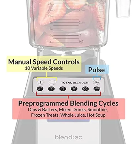 Blendtec Total Classic Original Blender - Wildside + Jar Y T