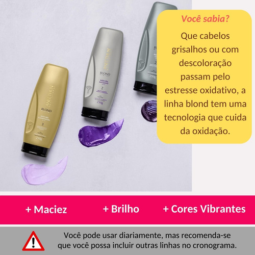 Shampoo Matizante Linha Grisalhos E Loiros Blond Aneethun