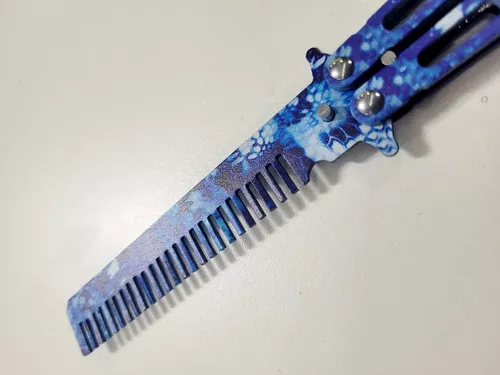 Navaja Mariposa Balisong Butterfly Peine Kryptek Blue Tiktok