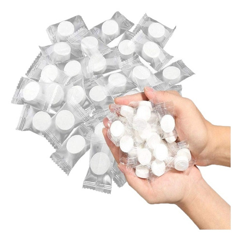Mini Disposable Compressed Cotton Towels 100pcs 2024