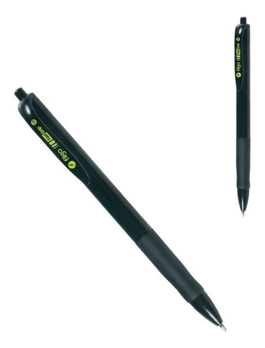 Boligrafo Filgo Fastgrip Retractil 1mm Clip Grip Tubo X 36 Color De La Tinta Negro Color Del Exterior Color De La Tinta