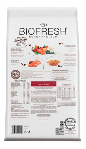 Imagen 2 de 2 de Alimento Biofresh Super Premium para perro senior de raza grande y gigante sabor mix en bolsa de 15kg
