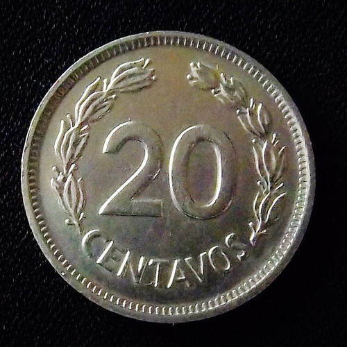 Ecuador 20 Centavos 1975 Excelente Km 77.2a