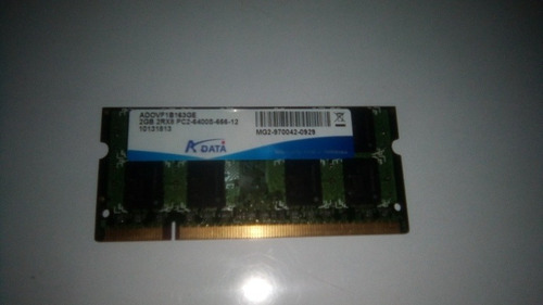 Memoria Ram Ddr2 2gb Marca Adata