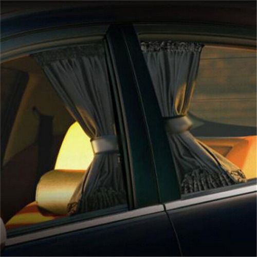 Imagen 5 de 10 de 2pcs 70x49 Ajustable Vip Cortina De Ventana De Coche Parasol