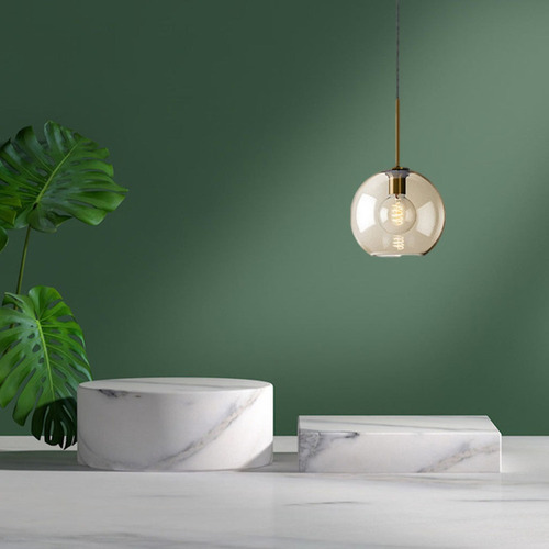 Barra De Luz Colgante De Techo De Vidrio Mudroom Los 27x44cm