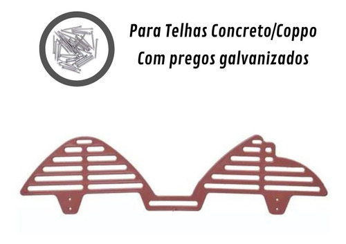 Tela Passarinheira Telhas Concreto / Coppo Cerâmica 50 Unid