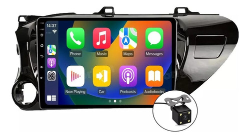 Stereo Carplay Android 12 De 2gb Para Toyota Hilux 2016-2022