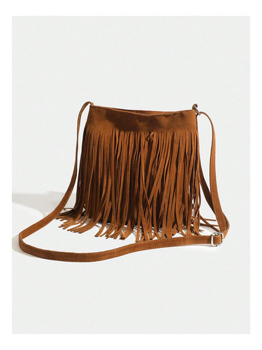 Bolsa Feminina Verdusa Com Franjas Crossbody Boho Tassel Hob