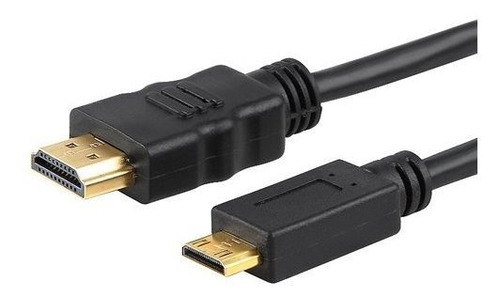 Chapado En Oro Hdmi A Hdmi Mini Cable, 1.83 Metros, 6 Pies