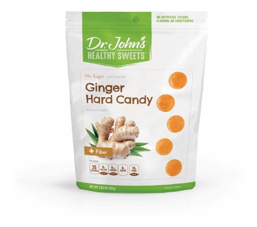 Caramelos Duros De Jengibre Sin AzĂșcar De Dr. Johns Healthy