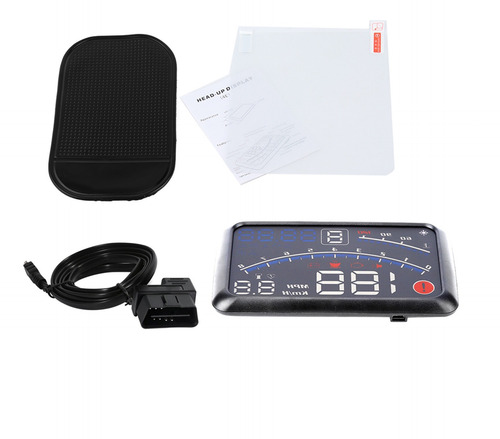 Pantalla Frontal Hud Universal Mph/km/h Velocidad Límite Adv