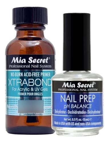 Primer Xtrabond 30ml + Nail Prep 15ml Mía Secret