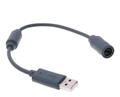 Cabo Conector Controle Xbox 360 Adaptador Usb Breakaway Menor preço em Cabo Conector Controle Xbox 360 Adaptador Usb Breakaway