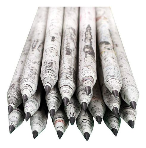 St@llion Recycled Hb Pencils Newspaper Print Recycled Paper