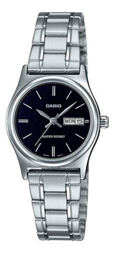 Casio Ltp-v006d-1b2 Reloj Estándar Para Mujer De Acero Inoxi