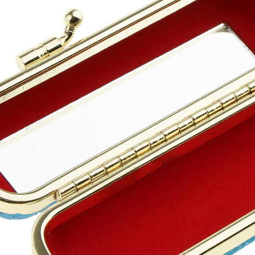 Estuche De Lápiz Labial Moderno Con Clip De Hierro Con Espej