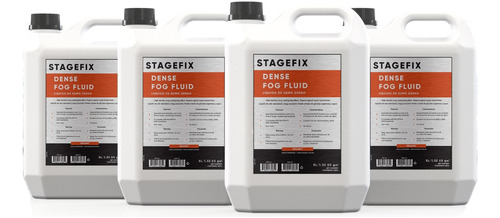 Stagefix Dense Fog Fluid 5lt / Líquido De Humo Denso X 4u