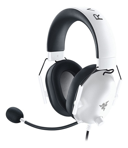 Auriculares para juegos Razer Blackshark V2 X con micrófono de 3,5 mm en color blanco