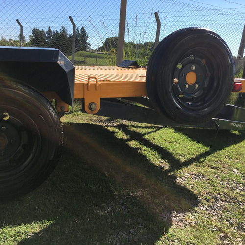 Trailer Basculante Hasta 5 Toneladas Con Malacate Impecable!