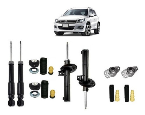 Amortecedor Jetta Variant Jogo + Kits 2012 2013 