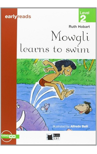 Libro: Mowgli Learns To Swim+cd. Hobart, Ruth. Vicens Vives