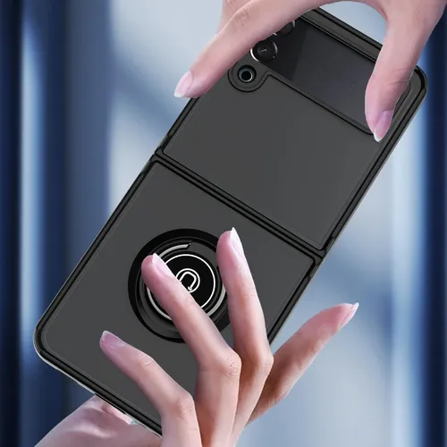 Tjs Compatible Con Samsung Galaxy Z Flip 3 5g Case, Metal