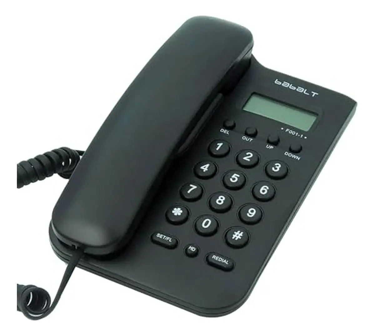 Teléfono Básico Con Identificador De Llamadas, Pantalla Lcd