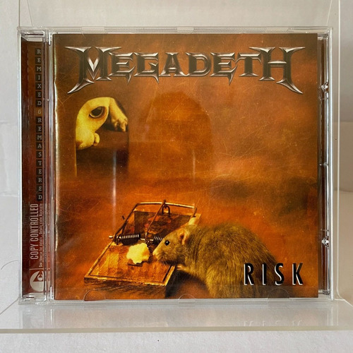 Cd Megadeth Risk Remixed & Remastered Argentino - Como Novo