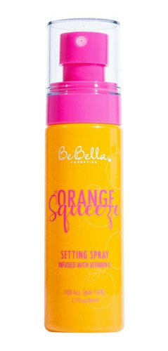 Spray Fijador Maquillaje My Orange Squeeze Bebella Cosmetics