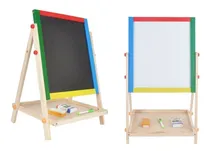 Comprar Pizarra 2 En 1 Pizarron Y Pizarra Magica De Madera Niños