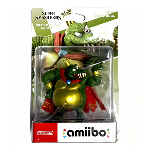 Amiibo King K. Rool 67 Super Smash Bros Nintendo Wiiu 3ds