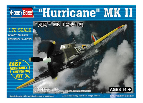 Hurricane Mk Ii - 1/72 - Hobbyboss 80215