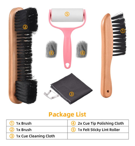 Kit De Limpieza De Mesa De Billar Sticky Lint Roller De Prim