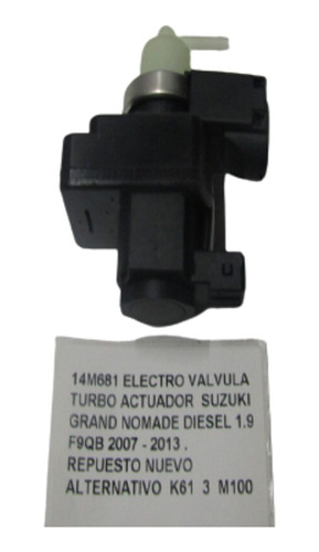 Electro Valvula Turbo Actuador Suzuki Grand Nomade 2007-13