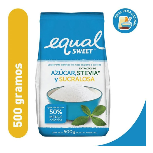 Equal Sweet Extracto De Stevia Y Sucralosa Edulcorante X500g