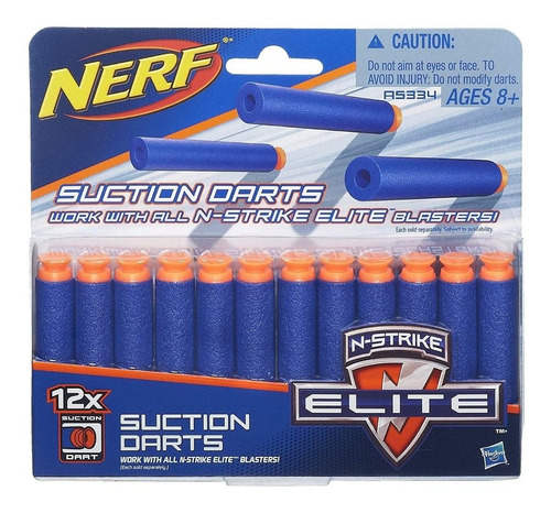 Dardos Nerf X 12 Unidades A5334 Hasbro Nstrike Elite Edu