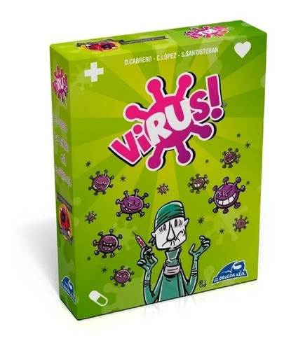 Juego De Cartas  Virus ! - Invictvs - Familiar - Dragon Azul