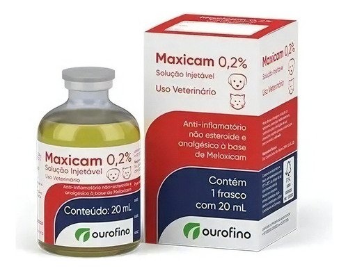 Maxicam 0,2% Solução Injetavel Para Câes E Gatos