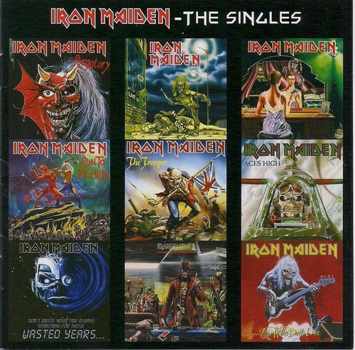 Iron Maiden The Singles  Cd Raro Novo Lacrado