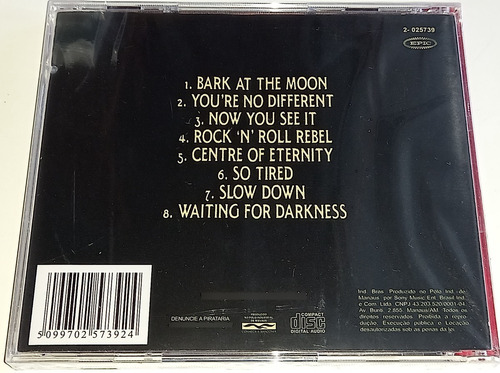 Cd Ozzy Osbourne - Bark At The Moon (lacrado/nacional