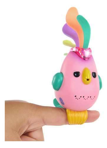 Fingerlings Pájaro Rosa Juguete Interactivo Para Niños