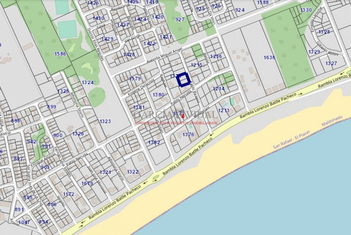 Imagen 4 de 4 de Terreno A 2 Cuadras Del Mar, Apto Para Edificio Bajo - Punta Del Este Rincón Del Indio