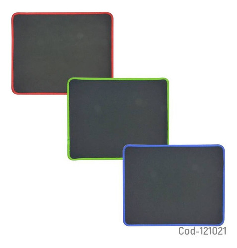 Imagen 2 de 3 de Mouse Pad Antideslizante Borde Rojo 26x21cm Grosor 3mm*