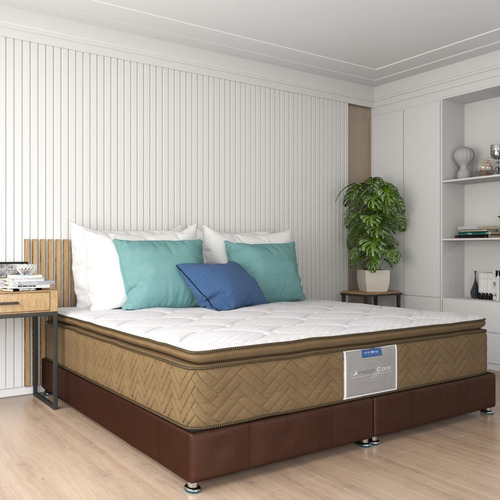 Colchón Restonic King Size Leyen + Box + Envio Gratis Meses sin intereses