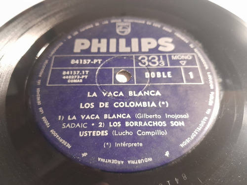 Simple - Los De Colombia - La Vaca Blanca - 4 Temas - 1968