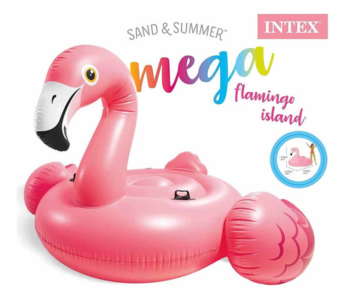 Colchoneta Flamenco Inflable 218x211x136 Intex, Acuarela