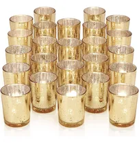 Comprar Porta Velas Dorados Para Velas De Té Para Centros De Mesa De