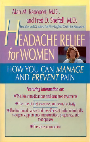 Headache Relief For Women, De Alan M Rapoport. Editorial Little Brown Company, Tapa Blanda En Inglés